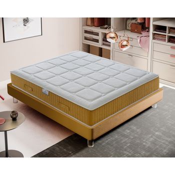 Colchón 150x200 De Espuma Viscoelástico Con 11 Zonas Diferenciadas - Ortopédico