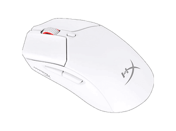 Ratón gaming - HyperX Pulsefire Haste 2, Inalámbrico, Bluetooth, 26000 ppp, Hasta 100 horas, PC, PS4, PS5, XBOX, Blanco