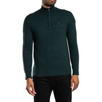 superdry jersey jersey de punto con media cremallera ess lw de mezcla de lana y para hombre