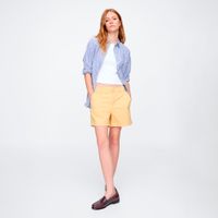 gap shorts amarillos downtown de talle medio 862443-137
