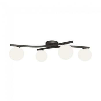 Plafón de techo terima opal (4 luces)