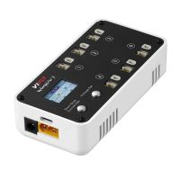 vifly whoopstor 3 v3 40w 13a  6 cargador de bateria descargador de 6 puertos dc 1s lipo con funcion de almacenamiento