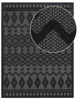 alfombras de interior y exterior livornia antracita 240x340 cm