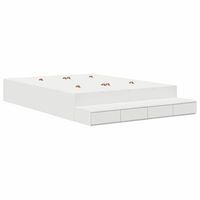 cama con almacenamiento con cajon 160 cm madera de ingenieria vidaxl