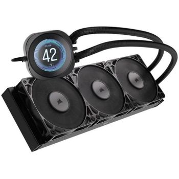 Refrigeracion Liquida Corsair Nautilus 360 RS LCD 360mm 3 Ventiladores PWM Negro