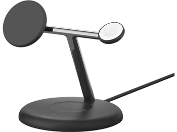 Cargador móvil inalámbrico - Belkin BoostCharge Pro Qi2, Carga Universal con dispositivos que funcionen el estándar 15W, Negro