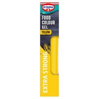 dr oetker extra strong food colour gel sunshine yellow