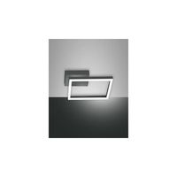 lampara de techo led moderna bard 22w antracita 3394-23-282 fabas luce