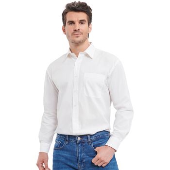 Russell Collection Camisa manga larga J936M para hombre