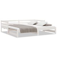 sofa cama extraible sin colchon blanco 80x200 cm vidaxl