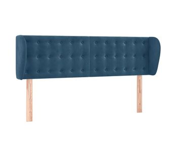 Vidaxl cabecero de terciopelo azul oscuro 147x23x78/88 cm