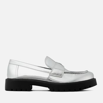 Tory Burch Women's Classic Leather Lug Loafers - Argento - UK 8
