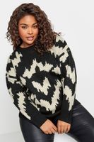 yours jersey de punto estampado abstracto mujer curvy y tallas grandes yours