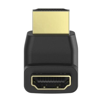 Adaptador HDMI 90º Hama 00205164 Macho-Hembra Negro
