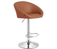 taburete miami tapizado en piel sintetica 51x55x86-106 cm