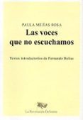 las voces que no escuchamos
