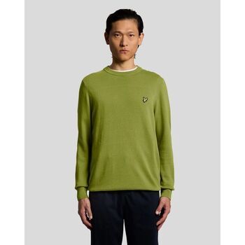 Lyle & Scott Jersey KN2136V COTTON CREW-Y123 SHRUB GREEN para hombre