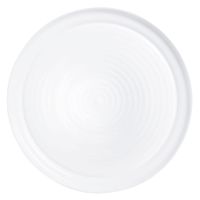 plato pizza vidrio opal blanco 32 cm