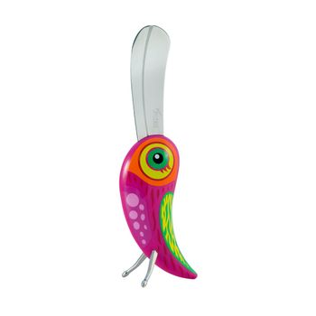 Cuchillo de mantequilla  rosa abs  5,5  x  3,5  x 13 cm