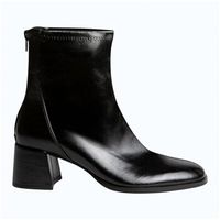 corina zapatos de tacon botin retro tacon cremallera para mujer