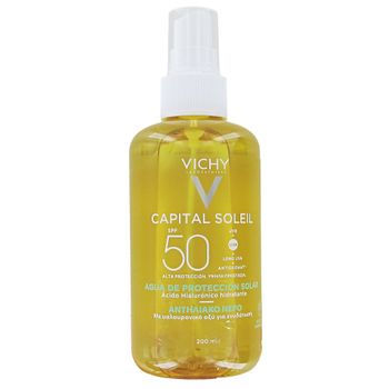 Vichy agua de protección SPF50 solar hidratación 200 ml