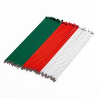 source spokes pattern alternating - greenredwhite 194mm and 192mm mix