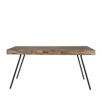 mesa de madera marron