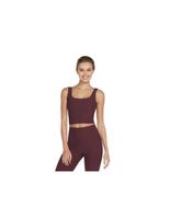 sujetador deportivo skechers goflex rib longline bra fig mujer