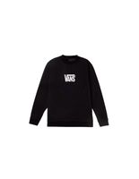 sudadera vans stretch logo crew nino negroblanco