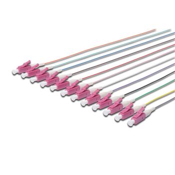 Digitus Pigtail OM4 LC Simplex por Color 12u 2m