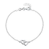 pulsera corazon de plata 925