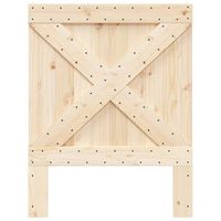 cabecero cama mueble de dormitorio de cama madera maciza de pino 80 x 104 cm marron m020005123