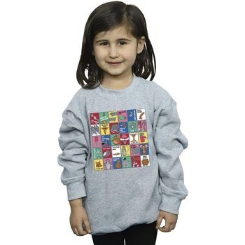 Dessins Animés Jersey Grid Squares para niña