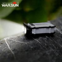 linterna led multiusos portatil warsun sq10 linterna de alta luminosidad con doble fuente de luz lampara para camping y pesca