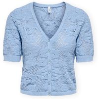 only blusa chloe life cardigan - soft chambray para mujer