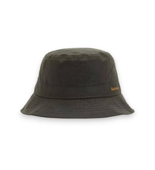 Barbour para mujer. LHA0519 Sombrero Belsay Wax verde (S), Casual, Algodón
