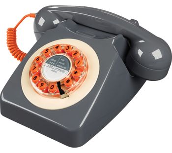 WILD & WOLF 746 Corded Phone - Concrete Grey, Grey