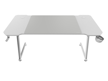 MESA MARS GAMING MGD X140 CHASIS DE ACERO TABLERO BLANCO 140x60 DISE??O FIBRA CARBONO ALF. XXL