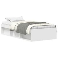 estructura de cama blanca 100x200 cm vidaxl