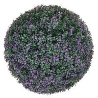bola de boj artificial en forma de planta decorativa topiaria para exterior diametro 55 cm violeta 040006010