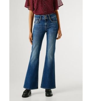 Pepe Jeans para mujer. PL20487755AC Jeans Flare Venus azul (30/34), Casual, Algodón, Denim