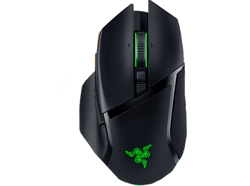 Ratón gaming - Razer Basilik V3 Pro, Inalámbrico, 30000 ppp, 11 controles programables, Negro