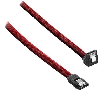 ModMesh 30 cm Right Angle SATA 3 Cable - Red, Red