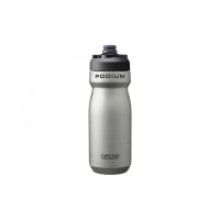 camelbak - bidon podium acero 500 ml para ciclismo y deportes al aire libre de acero inoxidable 188 con aislamiento al vacio de doble pared mantiene frio hasta 14 horas boquilla de gran caudal y