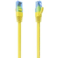 aisens a135-0829 cable de red rj45 cat6 25cm amarillo