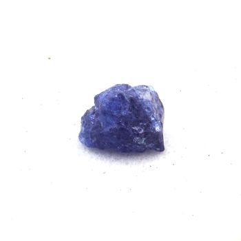 Benitoite - Natural Pierre De Los Estados Unidos, San Benito Co. | Cristal Azul Brillante Raro | 0.56 Ct - Certificado De Autenticidad Incluido | 4 X 3 X 2 Mm