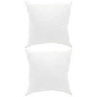 almohada fulda 2 pcs 60 x 60 cm 100 plumon y plumas de ganso vidaxl