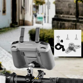 Soporte de bicicleta con abrazadera para mango de bicicleta BRDRC RC / RC 2 Screen Remote Control Riding Bracket Action