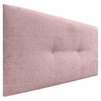 dhome cabecero de lana natural con botones 95x50cm camas 90 - salmon