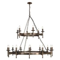 lampara de arana cromwell 18 luces